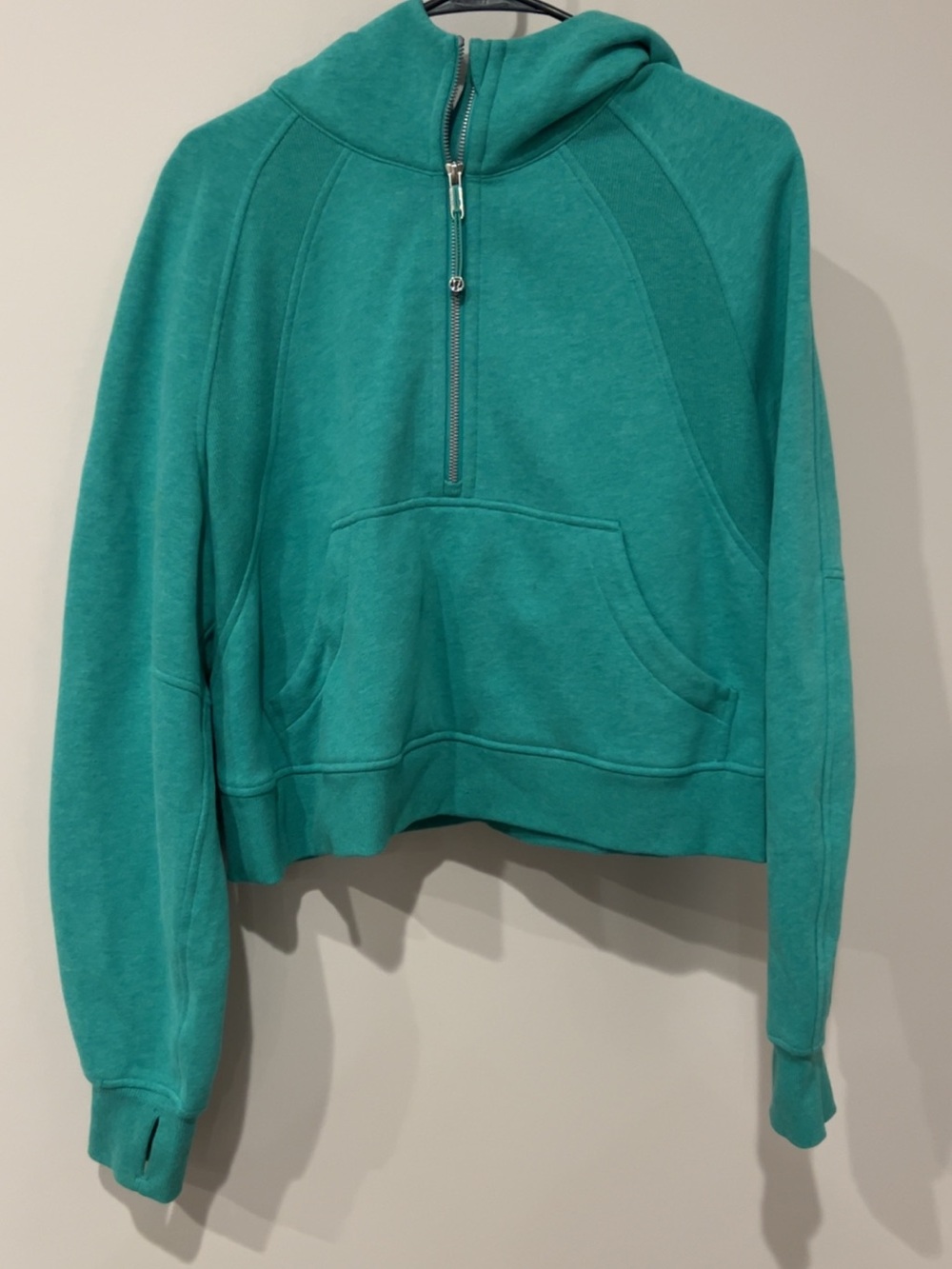 lululemon athletica Teal Half‑Zip Hoodie